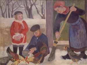 Winter, 1940 door Orovida Camille Pissarro