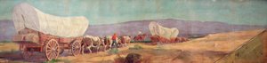 Anheuser-Busch Wagon Train door Oscar Edward Berninghaus