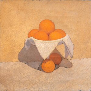 Fruitkraam met sinaasappels