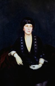 Portret van Alaide Banti door Oscar Ghiglia