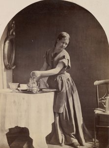 Engelse Mode bij het Ontbijt, ca. 1860 door Oscar Gustav Rejlander