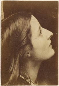 [Portret van een vrouw in profiel]. door Oscar Gustave Rejlander