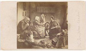 De Schriftlezer door Oscar Gustave Rejlander