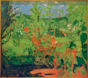 Fürstenfeldbruck, tuinbeeld door Oskar Moll