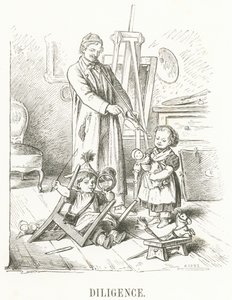 D: Diligentie door Oskar Pletsch