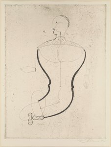 Abstracte figuur naar links, 1923