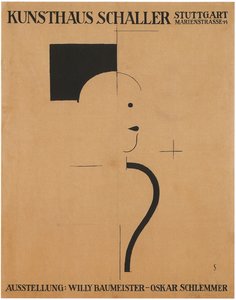 Kunsttentoonstelling: Willy Baumeister - Oskar Schlemmer, 1918