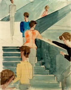 Bauhaus trap door Oskar Schlemmer