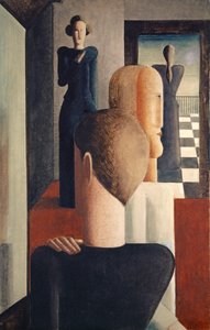 Interieur met vijf figuren, Romeins
