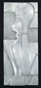 Relief H. Abstracte Figuur, 1919 (aluminium)
