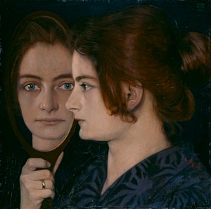 Portret van de vrouw van de kunstenaar