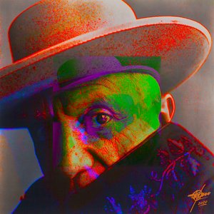 Intens psychedelisch portret door Osvaldo Russo