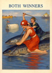 Vintage Fish Riders door Osvaldo Russo