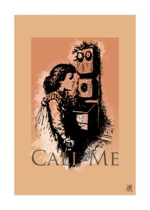 Vintage telefoongesprek door Osvaldo Russo