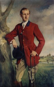 Portret van Hugh door Oswald Hornby Joseph Birley