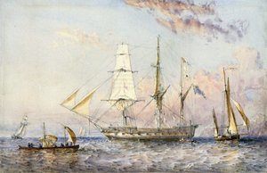 Het schip HMS 