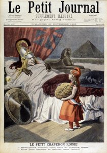 Roodkapje. Cartoon over Fachoda en de ambities van het 