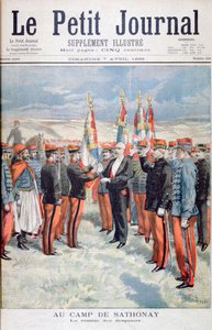Presentatie van de kleuren, Sathonay-Camp, 1895 door Oswaldo Tofani
