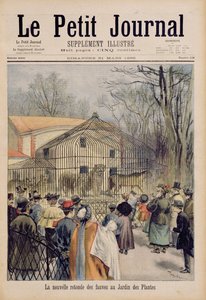 Het nieuwe wildekattenhuis in de Jardin des Plantes, uit 