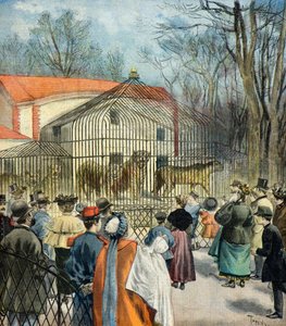 De nieuwe fauve rotunda in de Jardin des Plantes door Oswaldo Tofani
