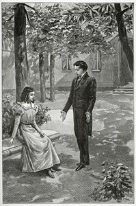 Victor Hugo verklaart zijn liefde aan Adèle Foucher, 19e eeuw