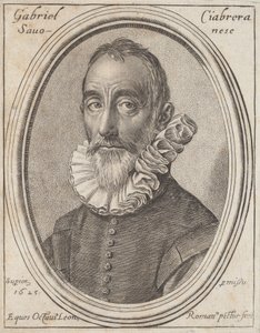 Gabriello Chiabrera door Ottavio Leoni