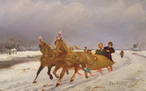 Troika in de sneeuw door Otto Eerelman