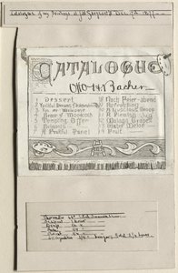 Catalogus van mijn schilderijen bij J. W. Sargents, Cleveland, 17 december 1877, 1877 door Otto H. Bacher