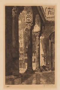 Interieur van de Basiliek van San Marco, Venetië