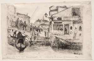 Ponte Tolentine, 1880 door Otto H. Bacher