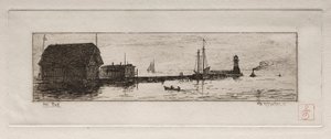 West Pier, Cleveland door Otto H. Bacher