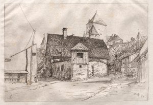 Worth: Een laan, 1879 door Otto H. Bacher
