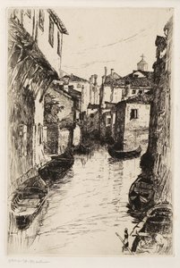 Een Kanaal in Venetië, ca. 1880-82