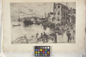 Kasteel door Otto Henry Bacher