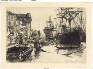 Fondamenta delle Zattere door Otto Henry Bacher