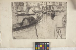 Traghetto San Felice door Otto Henry Bacher