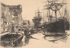 Venetië door Otto Henry Bacher