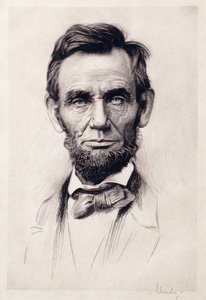 Portret van Lincoln