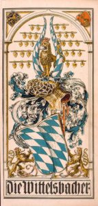De stamwapens van de Duitse vorstenhuizen: De Wittelsbacher door Otto Hupp