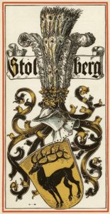 De stamwapens van de Duitse vorstenhuizen: Stolberg door Otto Hupp