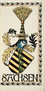 Saksen door Otto Hupp