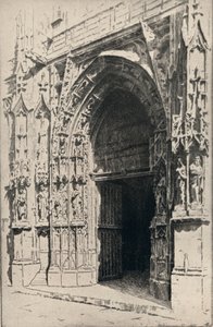 Ingang van de Kerk van St Merri, 1915