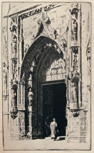 Ingang van de Kerk van St Nicholas-des-Champs, 1915