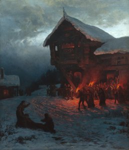 Gevecht op een kerstfeest, München