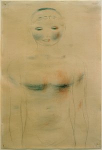 Frontale halffiguur. Uit de Rosa-reeks door Otto Meyer Amden