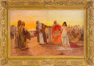 De slavenmarkt door Otto Pilny