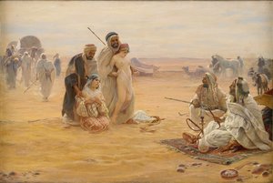 De slavenmarkt door Otto Pilny