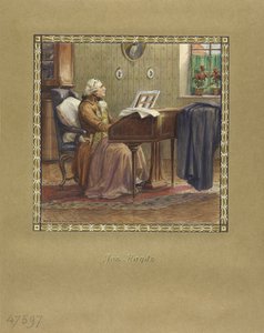 Joseph Haydn aan de vleugel, 1917
