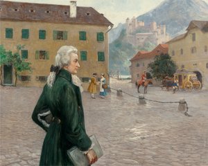 De jonge Mozart in Salzburg