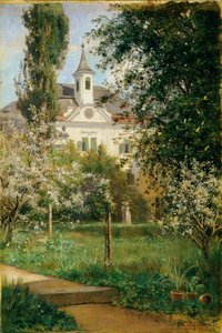 Kasteel Gerasdorf door Otto Seraphim Peters